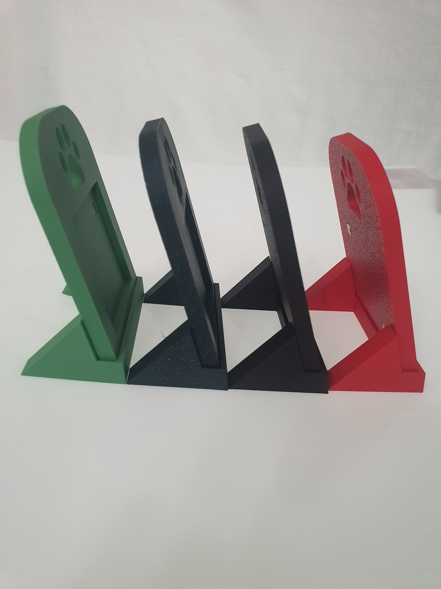 Ramka magnetyczna na 1 magnes ze wzorem łapki – stojąca i na lodówkę (PLA, handmade)