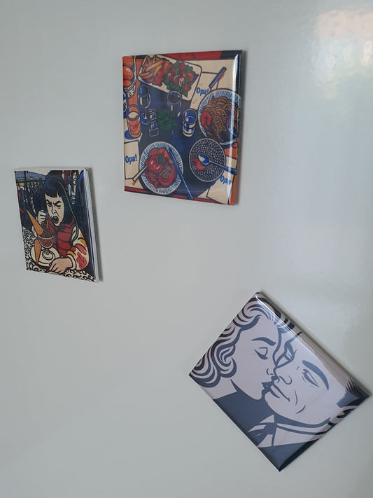 Zestaw 3 magnesów „Mini galeria”